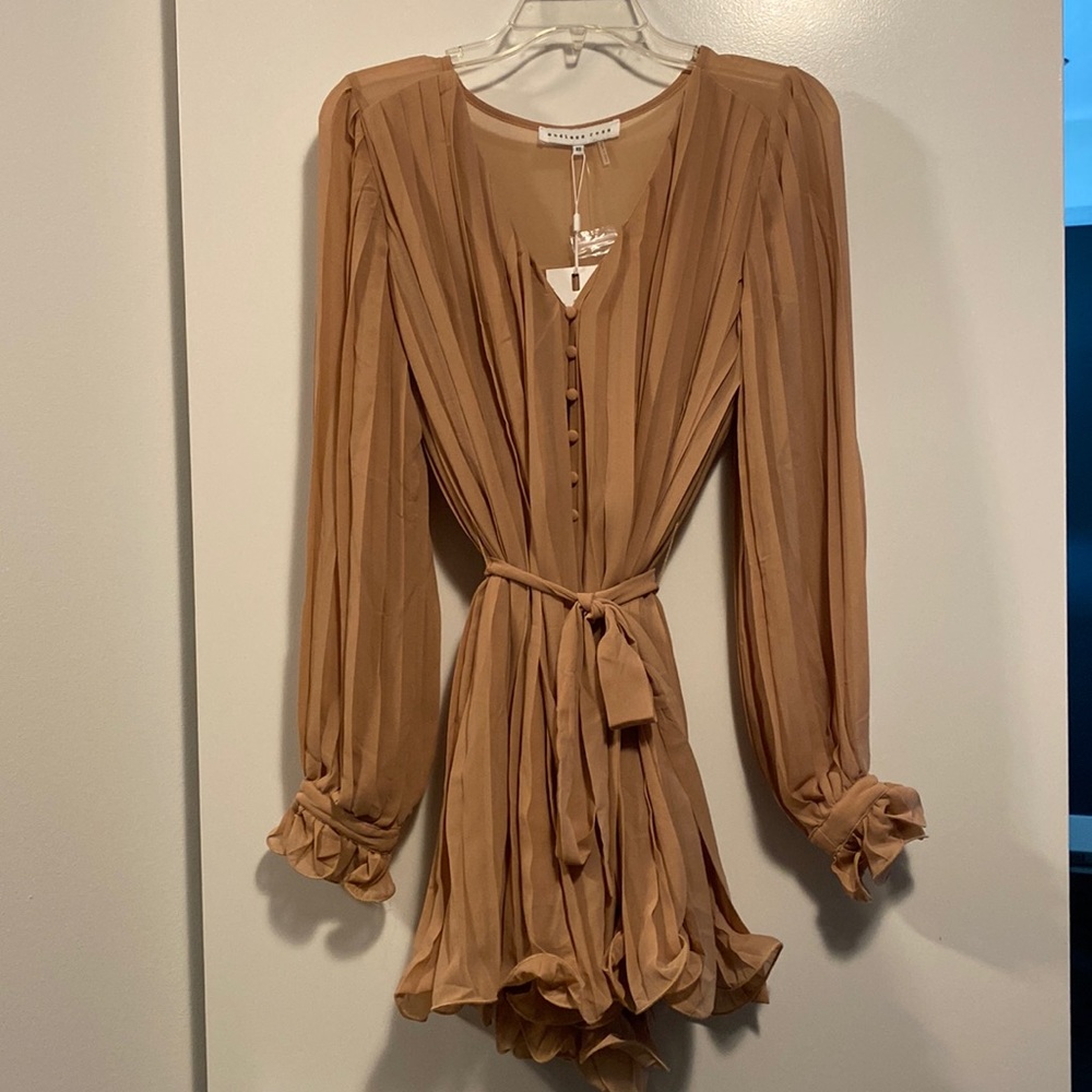 Pleated Romper